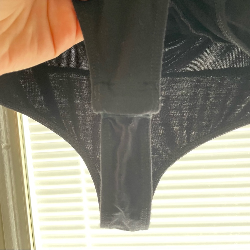 Lulu's Black Backless Long Sleeve Bodysuit XS NWOT - Picture 8 of 16